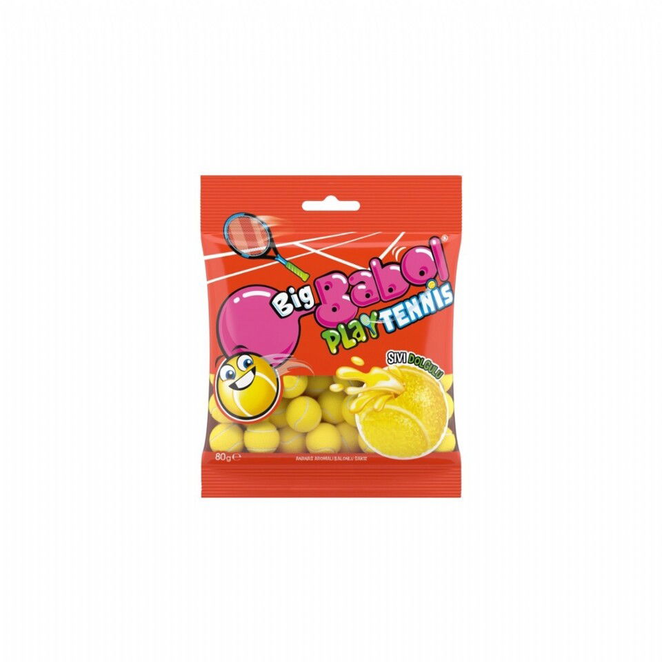 BİG BABOL PLAY BAS. SIVI DOL. SAKIZ 80 GR-ANANAS